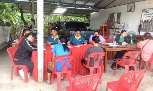 ติดตามการดำเนินงานและประเมินจัดชั้นแปลงใหญ่โคเนื้อบ้านหัวเรือ ตำบลแวงดง อำเภอยางสีสุราช