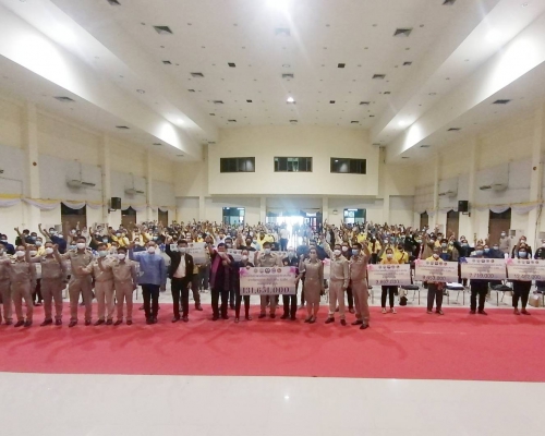 กระทรวงเกษตรและสหกรณ์ และจังหวัดมหาสารคาม จัดพิธีมอบเงินช่วยเหลือเกษตรกรผู้ประสบภัยฯ โรคลัมปี สกิน